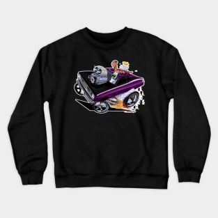 MO TWISTED 71 Duster Plum Crewneck Sweatshirt